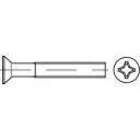 Finální Výprodej TOOLCRAFT 134476 zápustný šroub M6 35 mm křížová drážka Philips DIN 965 ocel 500 ks