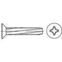 Rychlé Dodání TOOLCRAFT 141820 šroub závitořezný M8 40 mm křížová drážka Philips DIN 7516 ocel galvanizováno zinkem 100 ks