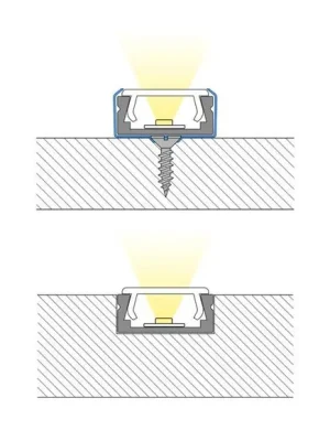 LED AL profil "PG" přisaz. 2m+plexi čirá McLED pro LED pásek max.14,4W/m_š10mm Cenově Výhodný