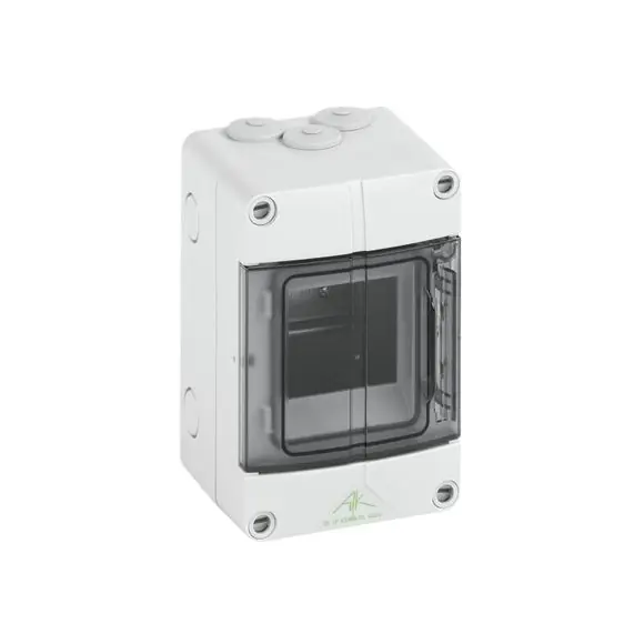 Super Cena AK 03 rozv.N.O. 3MOD IP65 polystyrol, HF , bez UV stab.