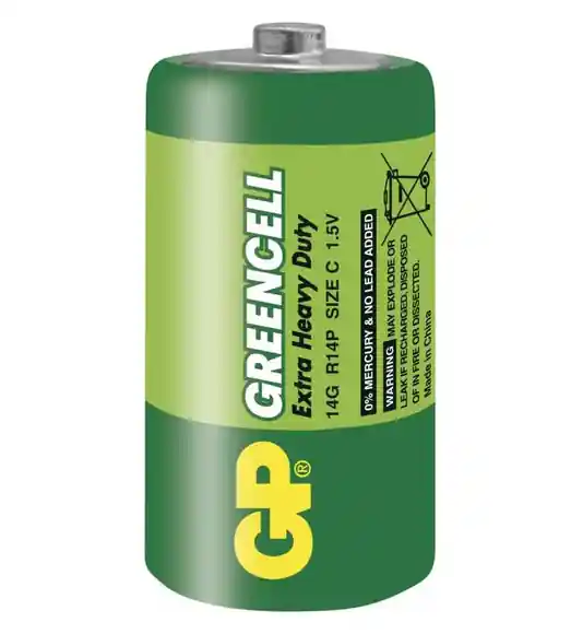 Sleva R14 Zinkochloridová baterie GP Greencell R14 (C)