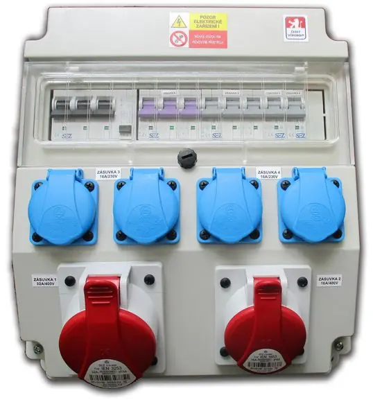 ROS-13/FI-103 zás skř.SEZ 4x230V+1x16/5+1x32/5 vč.FI "A"-plné jišť. IP54 _10kA Hit Sezóny