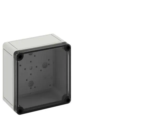 PS 1313- 7-to/TK tech.krab. 130x130x75 hladká/průhl.víko IP66 Výhodná Nabídka