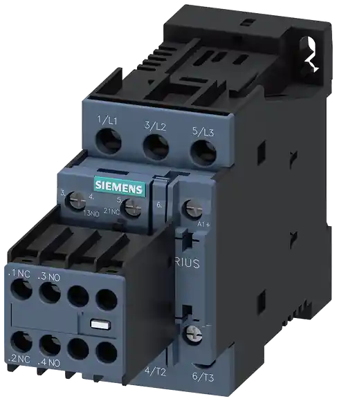 stykač, AC-3e, 17A/7,5 kW/400V, 3pólový, DC 24V, 2 NO + 2 NC, šroubová svorka Nejprodávanější