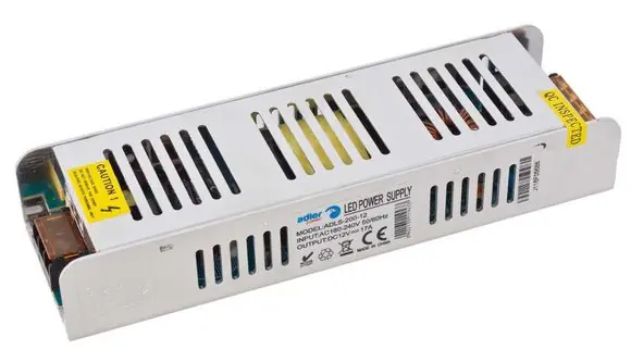 DR LED driver 24V 204W IP20 GREENL. 8,33A kov SLIM Ihned K Objednání