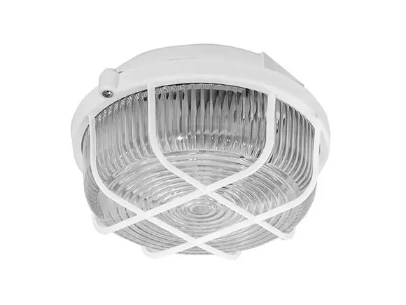 Časově Omezené KRUH stropní a nástěnné svítidlo, 100W, transp., bílá