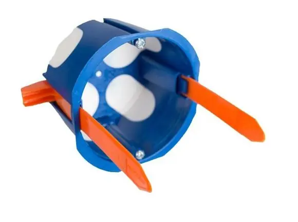 Finální Výprodej Krabice do sádrokartonu BlueBox,1násobná, prům. 68/64mm, rychlomontáž