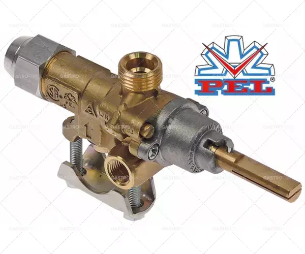 Levný Plynový kohout PEL Type 21S výstup plynu příruba přívodní trubka Ø21mm KBD o 0,35 mm plyn M16x1,5 (trubka o 10/8 mm)