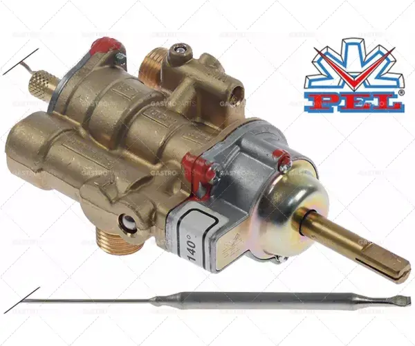 Plyn termostat PEL Typ 25ST 140 až 300 ° C přívod plynu M16x1,5 (trubka o 10 mm) KBD o 0,5mm Jen Po Omezenou Doba