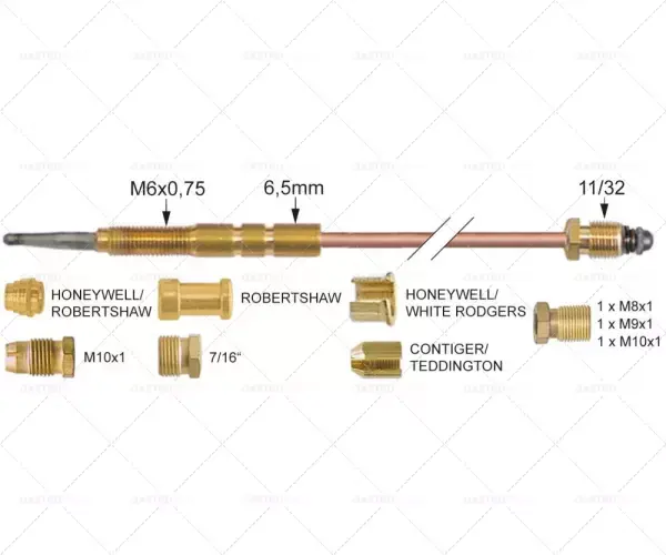 sada termočlánků L 600mm 10dílná Rychlé Dodání