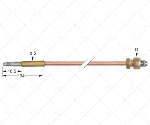 Super Cena termočlánek M9x1 L 750mm zásuvka o 5,0mm