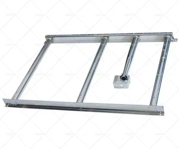 Levný tyčový hořák 3 řady d 490 mm š 700 mm v 40 mm trouba