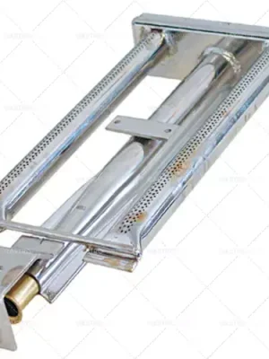 Autentický tyčový hořák 2 řady D 390 mm Š 160 mm V 50 mm masivní deska