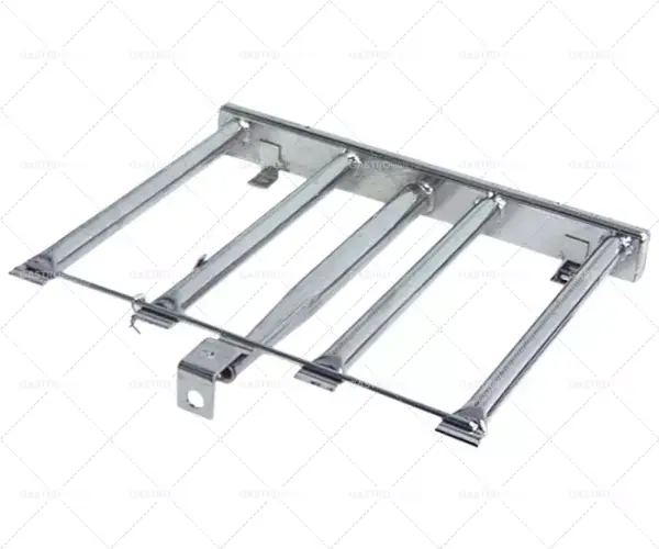 tyčový hořák 4 řady D 425 mm Š 470 mm V 50 mm 9kW gril Oblíbený