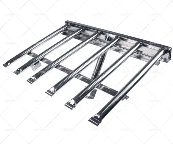 tyčový hořák 6 řad D 445 mm Š 620 mm výklopná pánev Bratt Expresní Doručení