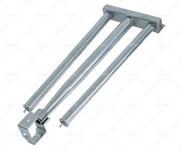 Expresní Doručení tyčový hořák 2 řady d 510 mm š 190 mm v 40 mm rošt