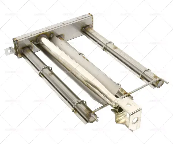 Nízká Cena Pole-hořáky 3 řady L 450 mm B 280 mm H 65 mm Lavasteingrill
