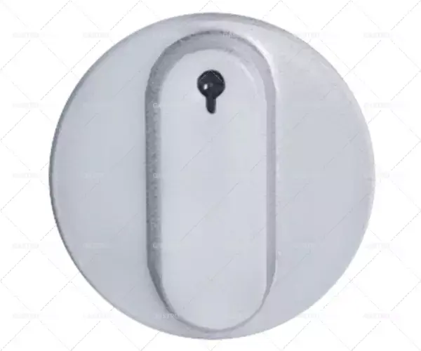 knoflíkový spínač nulová značka ø 38 mm hřídel ø 6x4,6 mm hřídel plochá horní bílá Cenový Hit