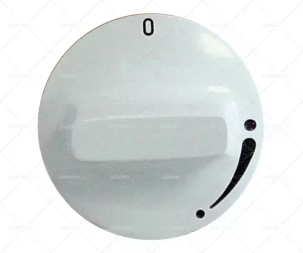 plynový ventil Knebel bez pilotního světla o 50 mm nápravy o 8x5,5mm byt bílá správném Must-Have