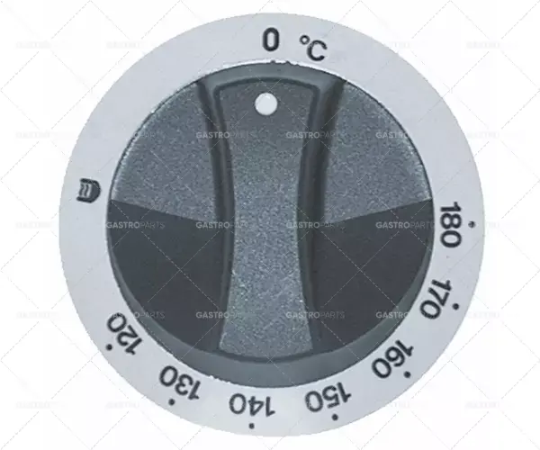 Odeslání Ihned knoflík termostatu t.max. 180°C ø 77mm hřídel ø 6x4,6mm hřídel plochá horní bílá/černá