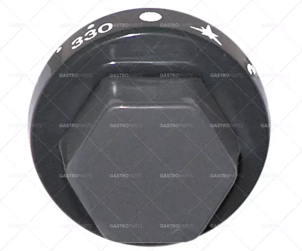 knoflík plynového termostatu t.max. 330°C teplotní rozsah 120-330°C ø 55mm hřídel ø 8x6,5mm Přímo Od Výrobce