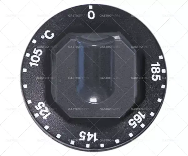 Cenový Hit knoflík termostatu t.max. 185°C teplotní rozsah 105-185°C ø 70mm hřídel ø 6x4,6mm