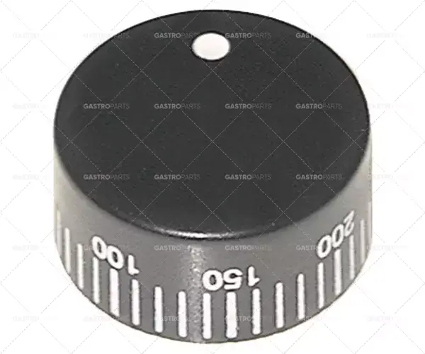 knoflík termostatu t.max. 300°C ø 40mm hřídel ø 6x4,6mm hřídel plochá levá rotace 310° Poslední Šance