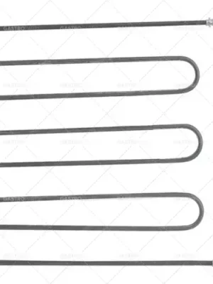 Zlevněný topné těleso 2000W 230V d 470mm š 420mm závit 1/4" montážní vzdálenost 412mm
