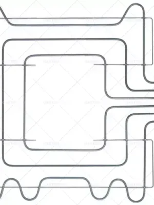Aktuální topné těleso 2750W 230/400V topné okruhy 3 d 555mm š 618mm d1 58mm d2 497mm š1 248mm š2 122mm