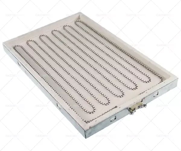 obdélníkový radiátor délka 450mm šířka 295mm 2500W 230V Levný