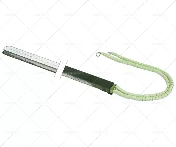 Vrácení Zdarma topná tyč typ e1 300W 400V d 458mm v 9,5mm š 17mm celková délka 464mm délka kabelu 250mm