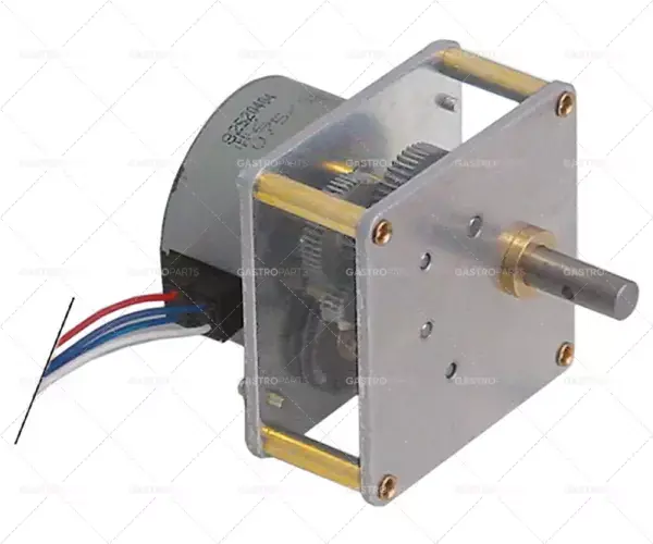 Aktuální převodový motor POTIS typ 427 220-240V 50Hz 2RPM hřídel ø 8mm D 64mm Š 64mm V 56mm kondenzátor 0,12µF