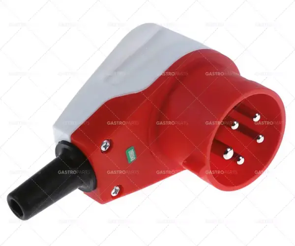 zástrčka CEE úhlové 5pólové kontakty 3P+N+E max. 16A max. 400V krytí IP44 svorky 1,0-2,5mm² Cenově Výhodný