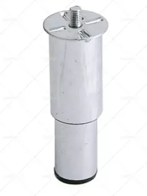 Jen Po Omezenou Doba trubka pro patky zařízení ø 42 mm závit M10 závit D 14 mm H 87-140 mm chromovaná ocel