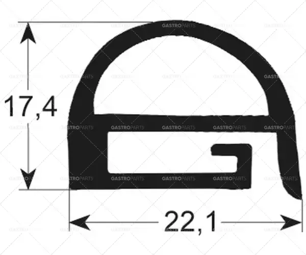 Nakupujte Hned těsnění dveří 2270 B 650mm L 705mm Rozměr Unit 1