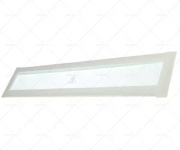 Sklo L 697 mm B 135 mm tloušťky 5 mm Obdélníkový Ověřený