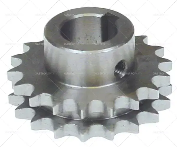 řetězové kolo din/iso 06 b-2 rozteč 3/8" 18 zubů průměr upnutí 20 mm výška 30 mm Koupit Online