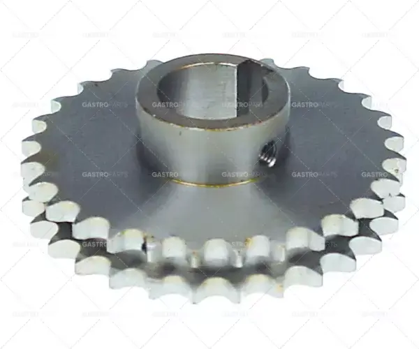 Ozubené kolo DIN / ISO 06 B-2 3/8 "rozteč zubů 28 nápravy pro montáž Ø 25mm H 30mm NT40-50-70 Sleva