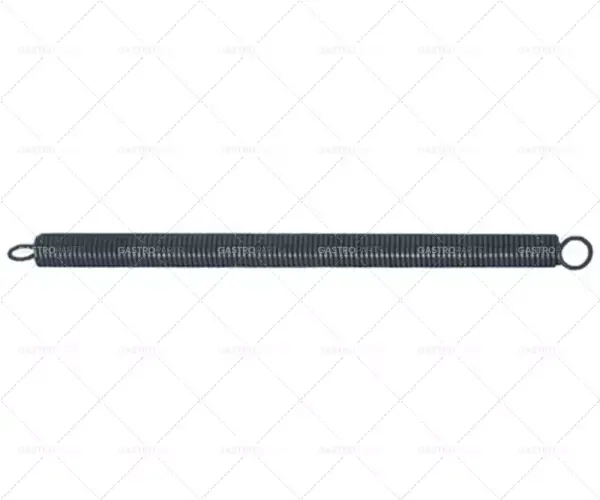 Sleva napínací pružina ø 15 mm celková délka 260 mm průřez drátu ø 2,3 mm