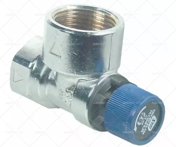 Zlevněný závit pojistného ventilu 1/2" spouštěcí tlak 1,3bar
