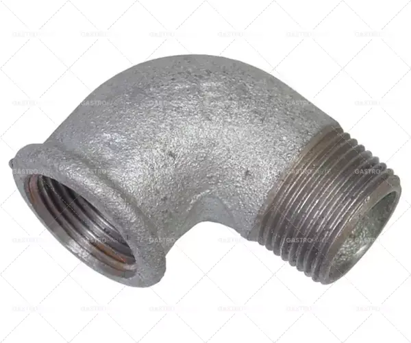 Autentický úhlový závit 3/4" ET - 3/4" IT z pozinkované litiny