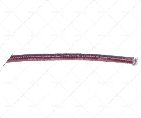 Tovární Cena niklový drát 6mm² hnědý Množství 10m stálá teplota -60 až +350°C