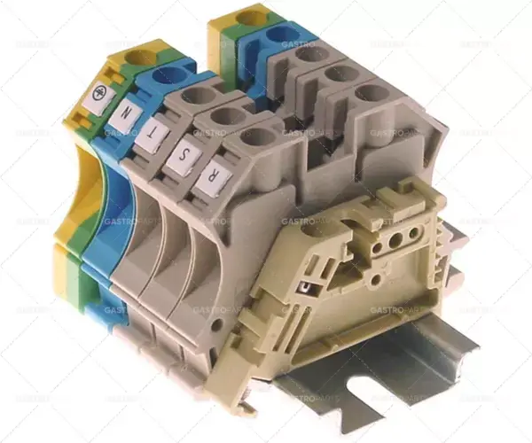 lištová svorkovnice 5pólové kontakty 3P+N+E průřez 1,0-10mm² Cenová Bomba
