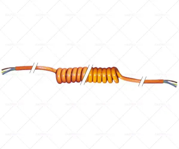 Odeslání Ihned spirálový kabel 1,5 mm² 3vodičový délka 500 mm oranžový