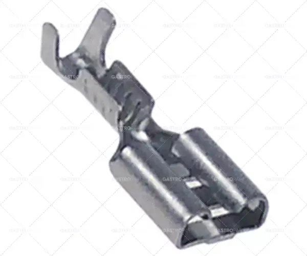 Hit Sezóny faston vnitřní velikost 6,3x0,8 mm 0,5-1,0 mm² přímý nerezová ocel t.max. 400°C Množství 100 ks