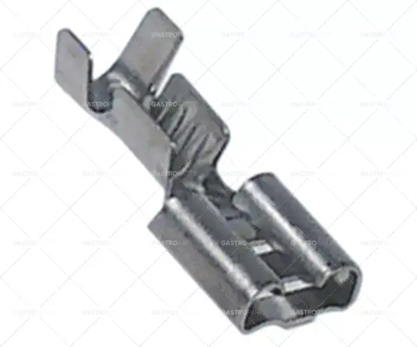 Nejlepší Cena konektorový protikus 6,3x0,8mm 1,0-2,5mm2 rovnou z nerezové oceli T.MAX. 400 ° C jednotka 100 kusů