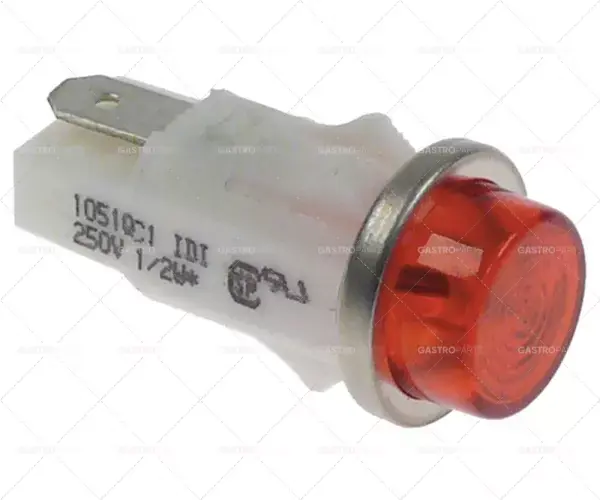 kontrolka ø 12mm 230V červená Aktuální