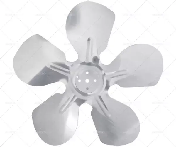 Originální sání kola ventilátoru ø 254mm uchycení kola ventilátoru 25,4mm úhel lopatek 34° š 50mm