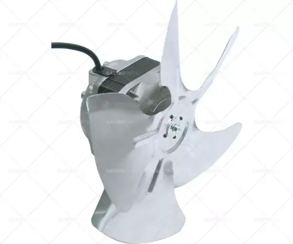 Zlevněný ventilátor 230V 10W 50/60Hz kolo ventilátoru ø 230mm hřídel d 6mm d 67mm š 83mm v 83mm úhel lopatek 27°