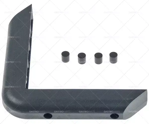 Cenově Výhodný nárazník úhelník L 180x180mm Š 30mm černý